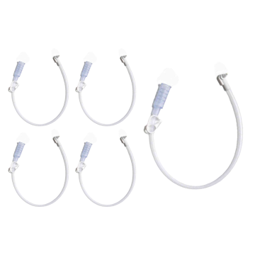 12 Inch Length, Bolus Feed, Catheter Tip, SECUR-LOK Right Angle Connector w/ Clamp (For MIC-KEY Low-Profile Gastrostomy, Jejunal, and Transgastric-Jejunal Feeding Tubes)