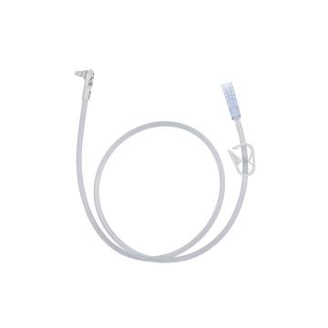 24 Inch Length, Bolus Feed, Catheter Tip, SECUR-LOK Right Angle Connector w/ Clamp (For MIC-KEY Low-Profile Gastrostomy, Jejunal, and Transgastric-Jejunal Feeding Tubes)