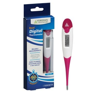 Veridian Basal Digital Thermometer - Flex Tip