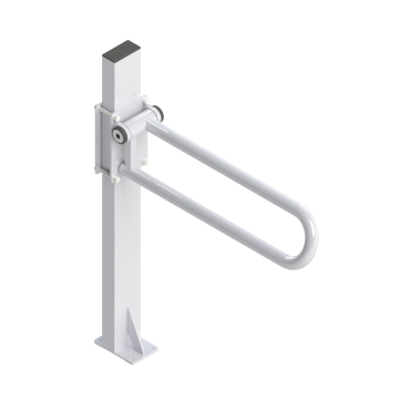 White Floor Mast