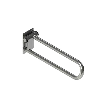Hinged, LEFT - 28 Inch, Stainless Steel