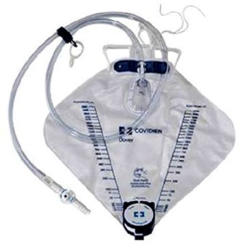 Kids 1000 mL Drain Bag with MONO-FLO, 45 Inch Tubing