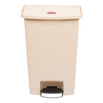 Rubbermaid Slim Jim 13 Gal Front Step-on Trash Can