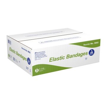 Dynarex Elastic Bandage, Latex Free - 2, 3, 4, 6 in. x 4.5 Yds