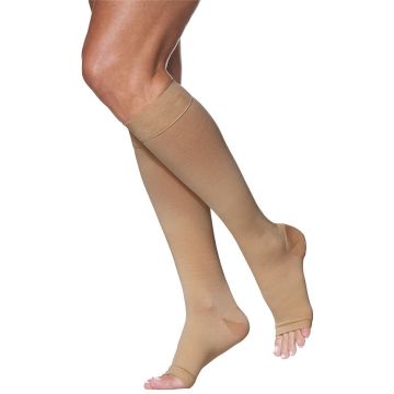 Sigvaris 970 Access Series Unisex Knee High Compression Socks - 972C OPEN TOE 20-30 mmHg