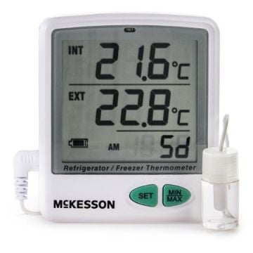 McKesson Refrigerator/Freezer Thermometer with Data Logger