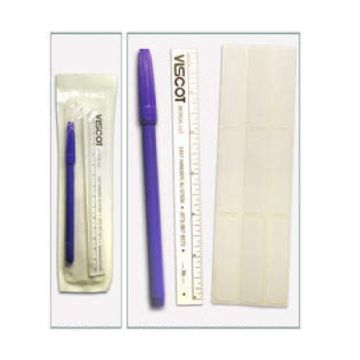 Viscot Skin Marker with Ruler and Labels - STER-VIS