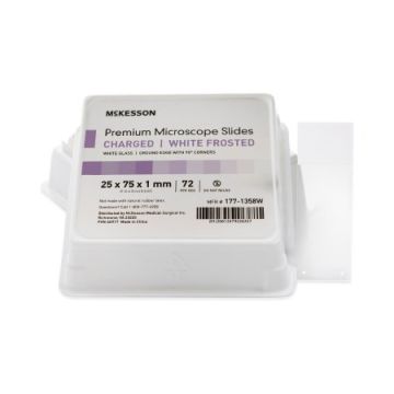 McKesson Premium Charged Microscope Slides