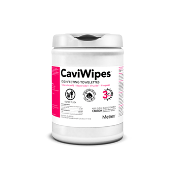 6 x 6.75 Inch Wipes, Regular, Canister of 220