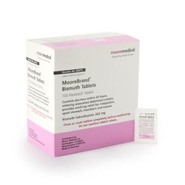 McKesson Anti-Diarrheal Bismuth Tablets