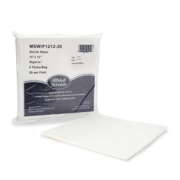 McKesson ISO Class 5 White Cleanroom Wipe Sterile