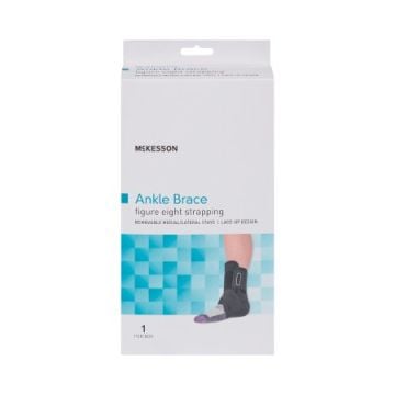 Mckesson Lace-Up Ankle Brace with Figure Eight Strapping