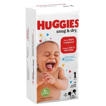 Huggies Snug and Dry Baby Diapers Heavy Absorbency