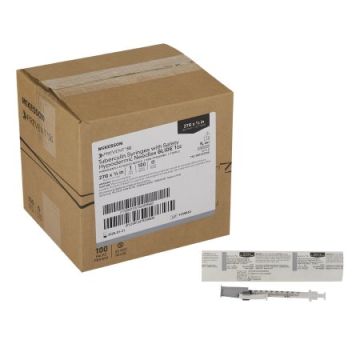 McKesson Prevent SG Tuberculin Syringe with Glide Safety Needle