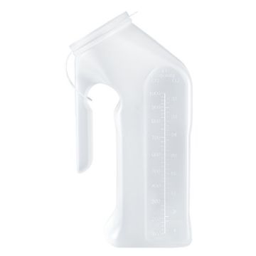 Male Plastic Urinal | 32 oz, Graduated
