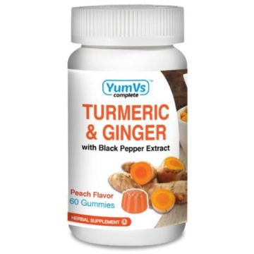 YumV's Turmeric and Ginger with Black Pepper Extract Gummies