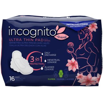 Prevail Incognito Ultra Thin Pads with Wings Prevail Incognito Ultra Thin Pads with Wings