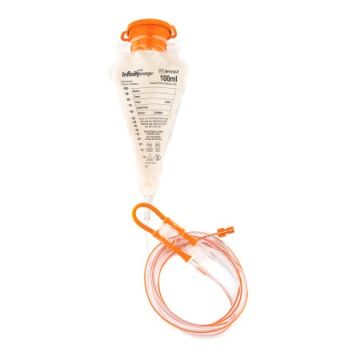 Infinity Orange 100 mL Bag Set with ENFit Connector