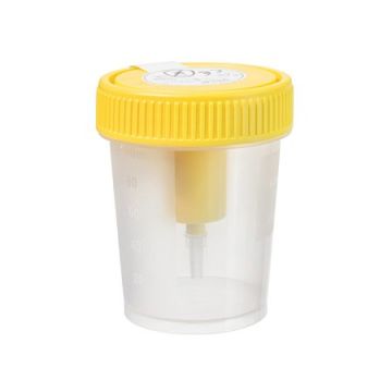 Vacuette Urine Cup with Integrated Transfer Device, 100 ml