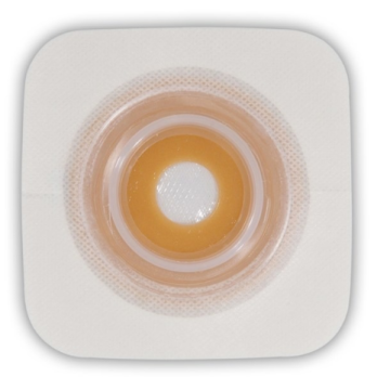Moldable Stomahesive Skin Barrier with Mold-to-Fit Opening with White Hydrocolloid Flexible Collar