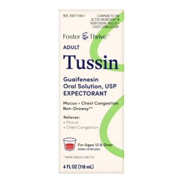 Foster & Thrive Tussin Guaifenesin Oral Solution