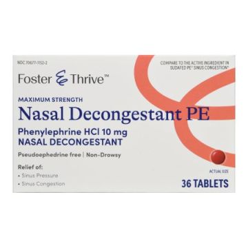 Foster & Thrive Nasal Decongestant PE - Sinus Relief