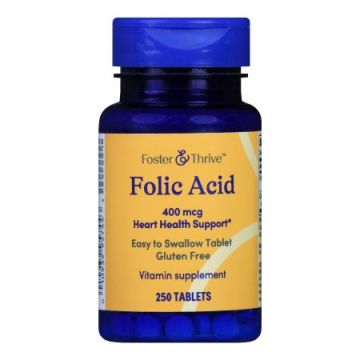 Foster & Thrive Folic Acid Tablets - Vitamin Supplement