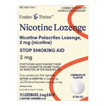 Foster & Thrive Nicotine Polacrilex Lozenges
