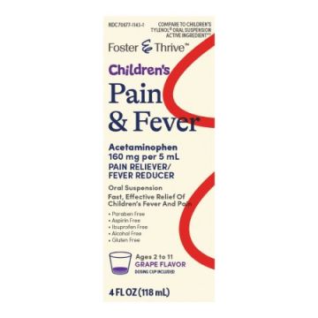 Foster & Thrive Acetaminophen - Children's Pain & Fever Relief