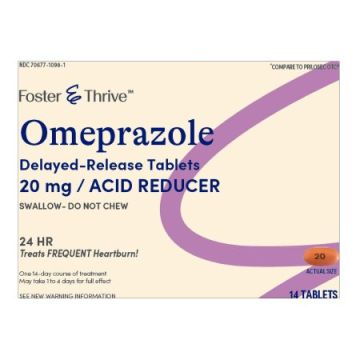 Foster & Thrive Omeprazole - Delayed-Release Tablets