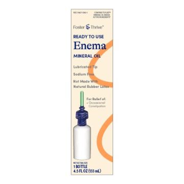 Foster & Thrive Ready-to-Use Mineral Oil Enema