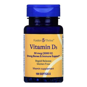 Foster & Thrive Vitamin Supplement D-3 - 50 mcg (2000 IU)