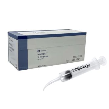 12 mL Curved Tip Syringes by Monoject | Vitality Medical