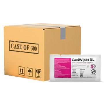 10 x 12 Inch XL Wipes, Box of 50 Individual Packets