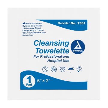 Benzalkonium Cleansing Towelette | Dynarex 1301