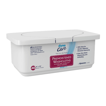 Dynarex Premoistened Adult Washcloths