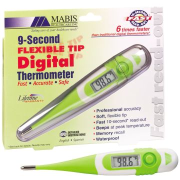 Mabis 9-Second Digital Thermometer