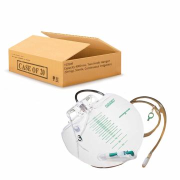 Capacity 4000 mL, Two Hook Hanger (String), Sterile, Continuous Irrigation