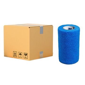 4 Inch x 5 Yards, Blue