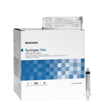 10 mL McKesson General Purpose Syringes with Luer Lock Tip