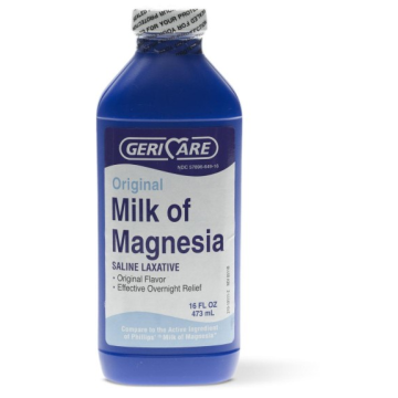 Geri-Care Pharmaceuticals Milk of Magnesia, 16 oz Bottle