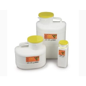 3 Gallon Chemo-Tainer White Vertical Entry Container - 931W