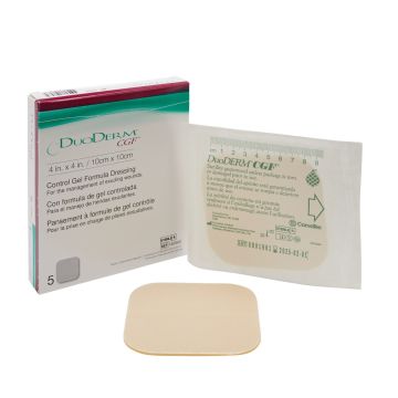 DuoDERM CGF 187660 | Square: 4 x 4 Inch