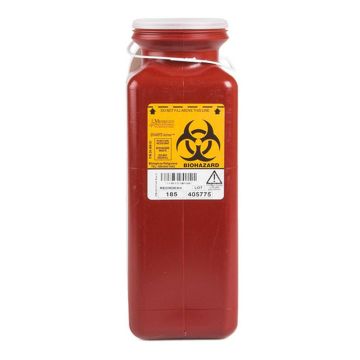 1.7 Quart Red: 10 in. x 3.5 in. x 3.5 in. with Vertical Entry Lid