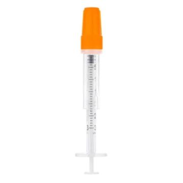 1 mL Sol-Guard Insulin Safety Syringe, 29G, 1/2 in. Needle