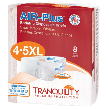 4 - 5X-Large, 70 to 106 Inch Waist - 34 Ounce Capacity