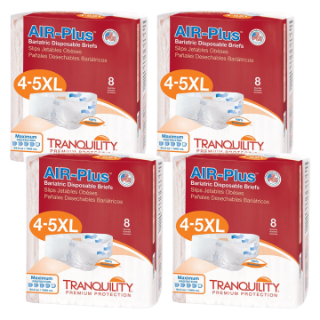 4 - 5X-Large, 70 to 106 Inch Waist - 34 Ounce Capacity