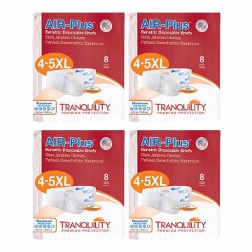 4 - 5X-Large, 70 to 106 Inch Waist - 34 Ounce Capacity