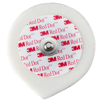 EKG Electrode Red Dot with Foam Backing 2237