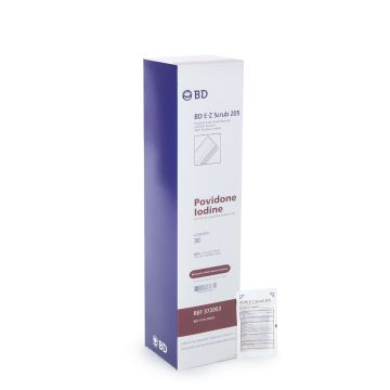 BD E-Z Scrub 205 Surgical Brush with Povidone Iodine - 372053